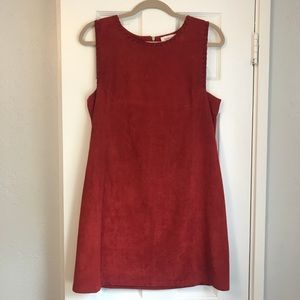 Suede Dress